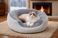 Orthopaedic Plush Cat Bed