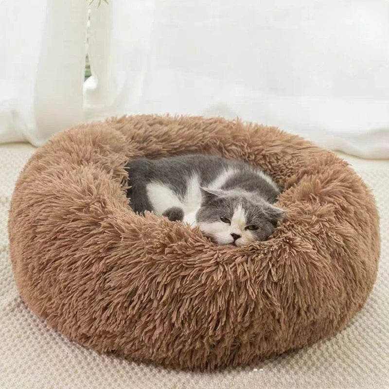 Soft Plush Cat Bed