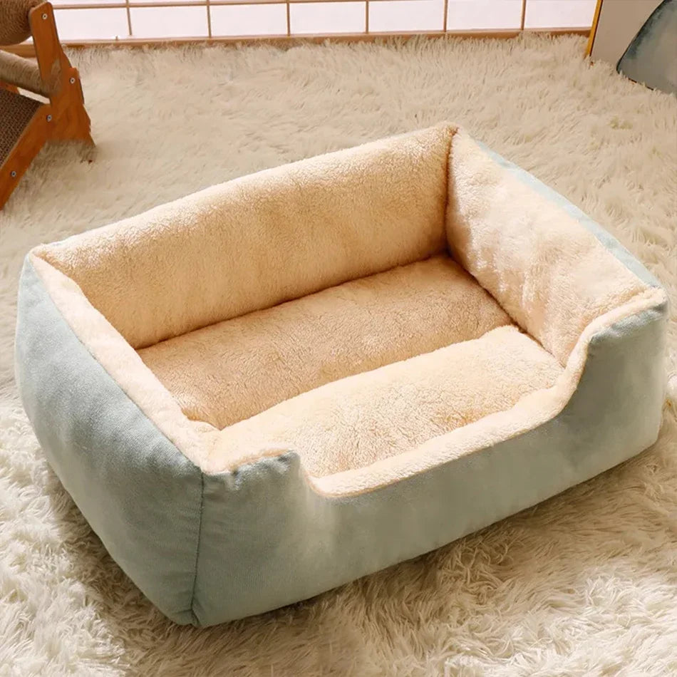 Luxury Indoor Cat Bed With Raised Sides