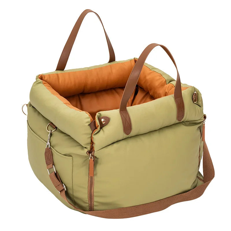 Luxury Padded Dog Car Seat