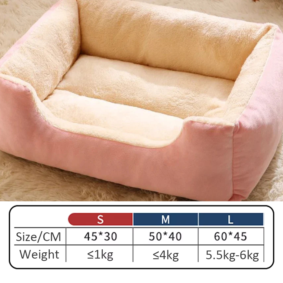 Luxury Indoor Cat Bed With Raised Sides